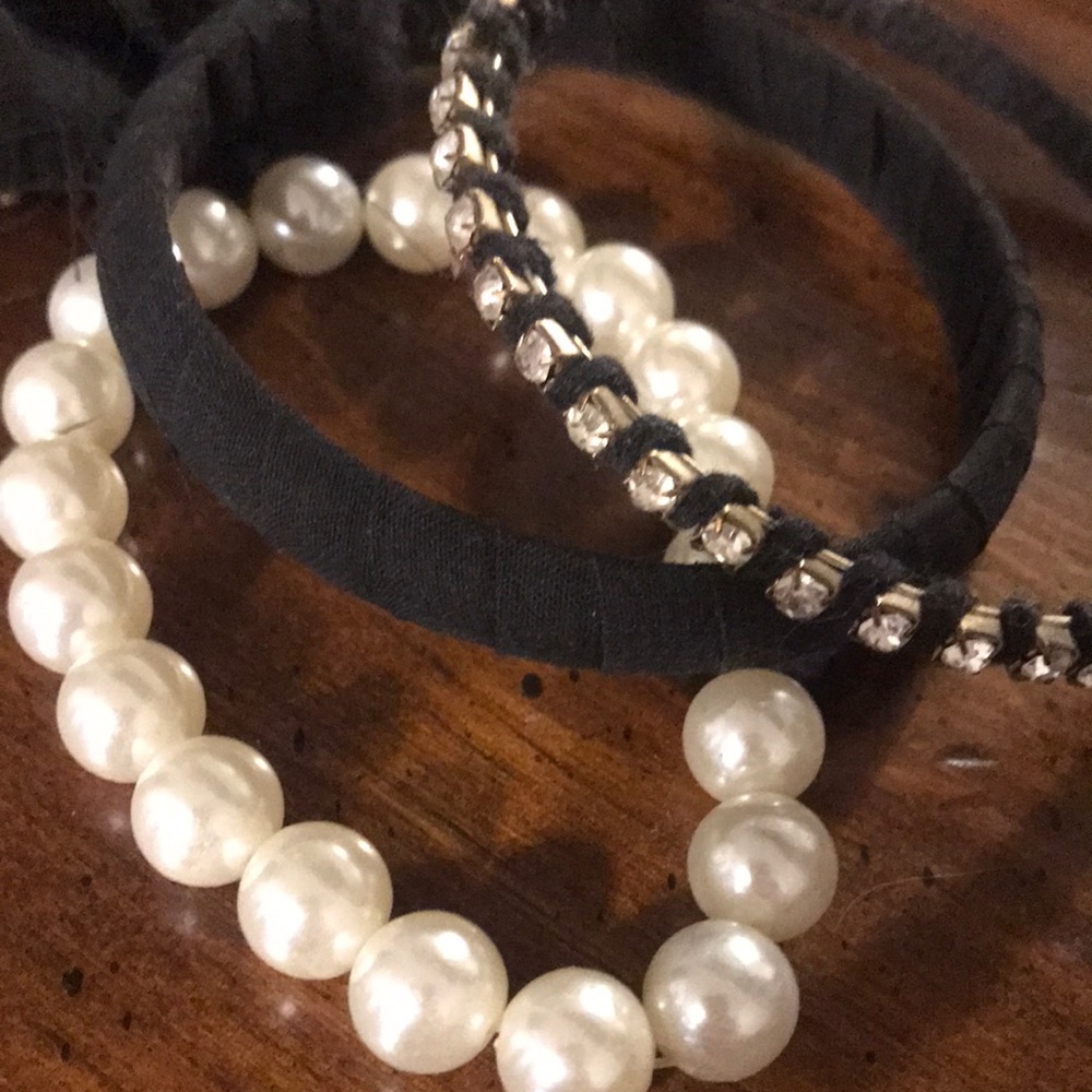 Black and white bracelets